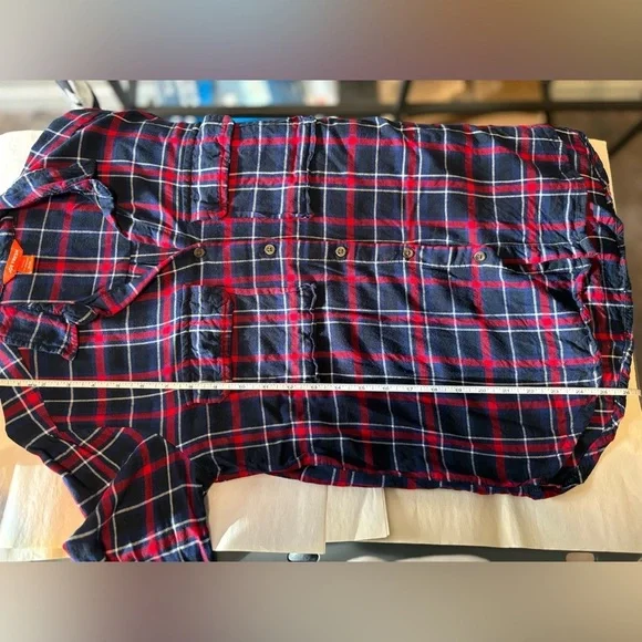 Joe Fresh Flannel-Style Button Down – Size Medium - Picture 9 of 9